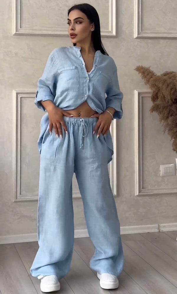 Everyday Linen Shirt Set